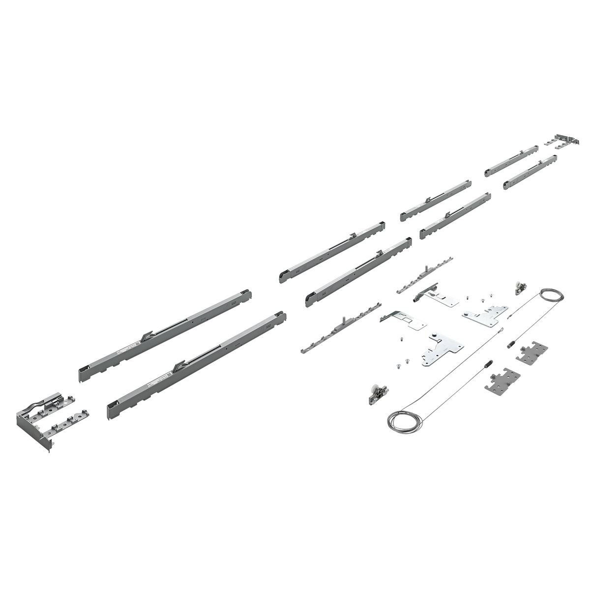 Комплект Хеттих демпферов Silent System TopLine XL для 4 дверей, 30-80 кг