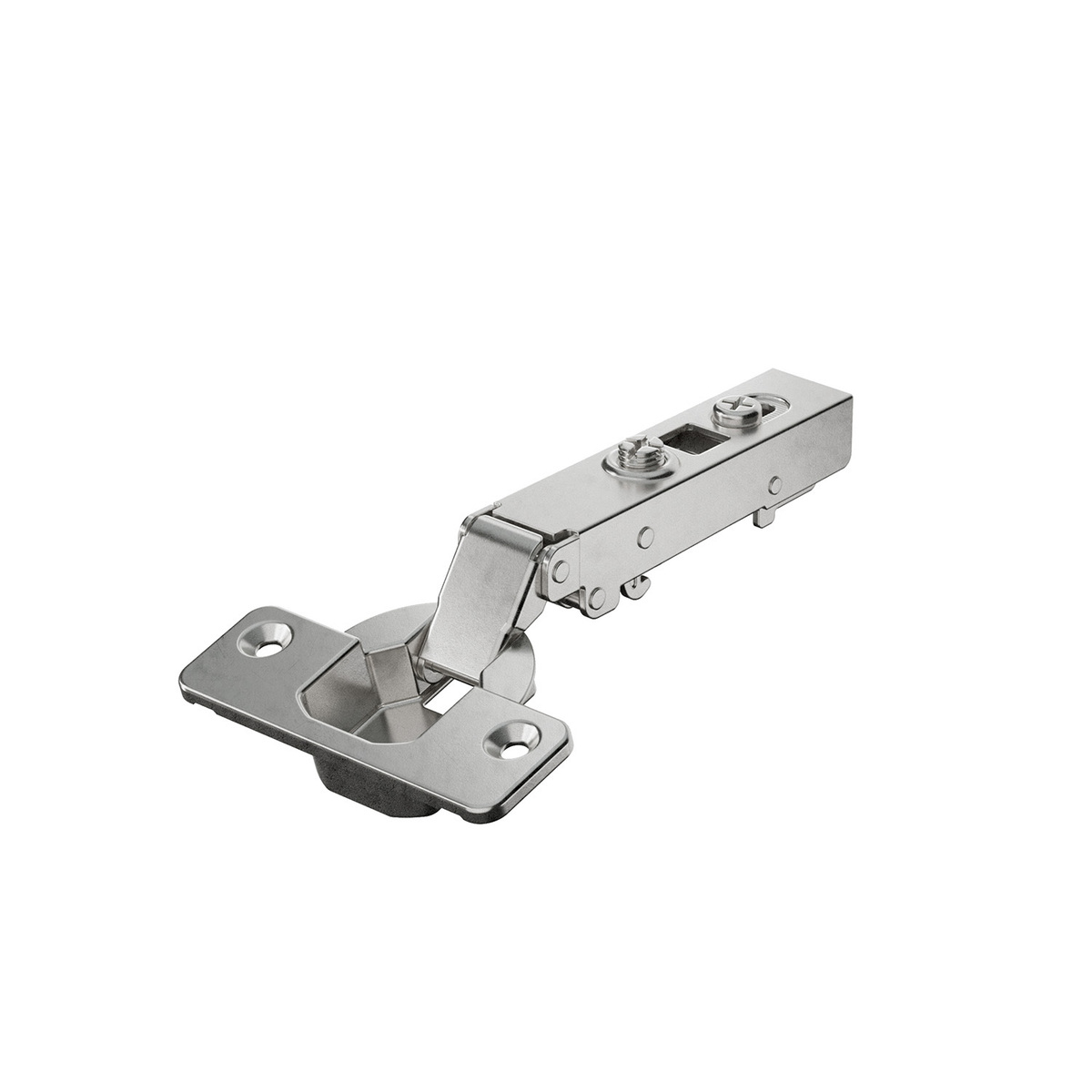 Петля Хеттих Veosys, угол 105°, чашка TH42, D35, накладная навеска (В 11,5), нержавеющая сталь