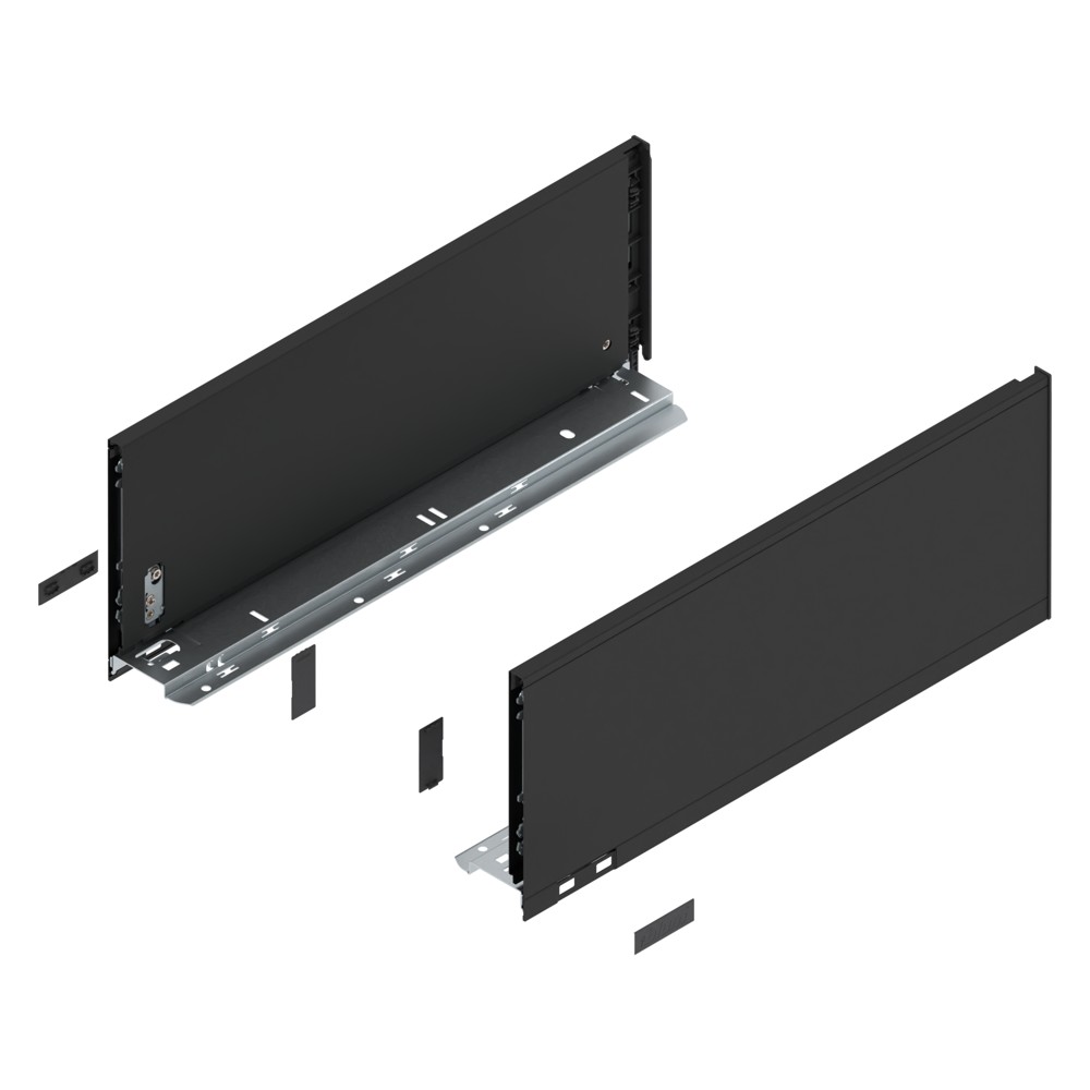 Царга Блюм Царги LEGRABOX, высота C (177,0 мм), НД=450 мм, левая и правая, LEGRABOX pure, Карбоновый чёрный