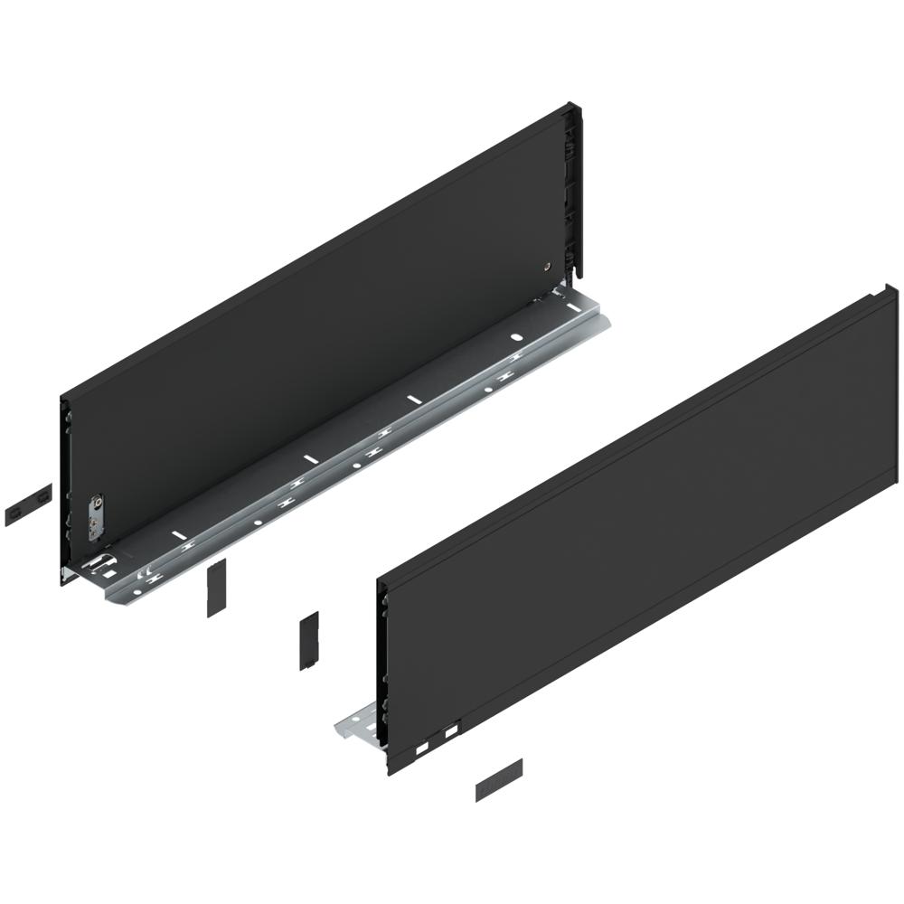 Царга Блюм Царги LEGRABOX, высота C (177,0 мм), НД=550 мм, левая и правая, LEGRABOX pure, Карбоновый чёрный