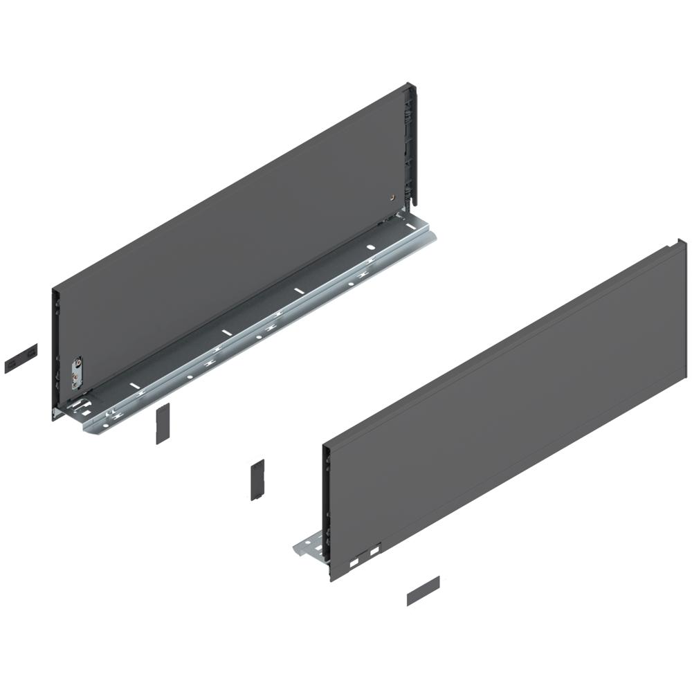 Царга Блюм Царги LEGRABOX, высота C (177,0 мм), НД=550 мм, левая и правая, LEGRABOX pure, Серый орион
