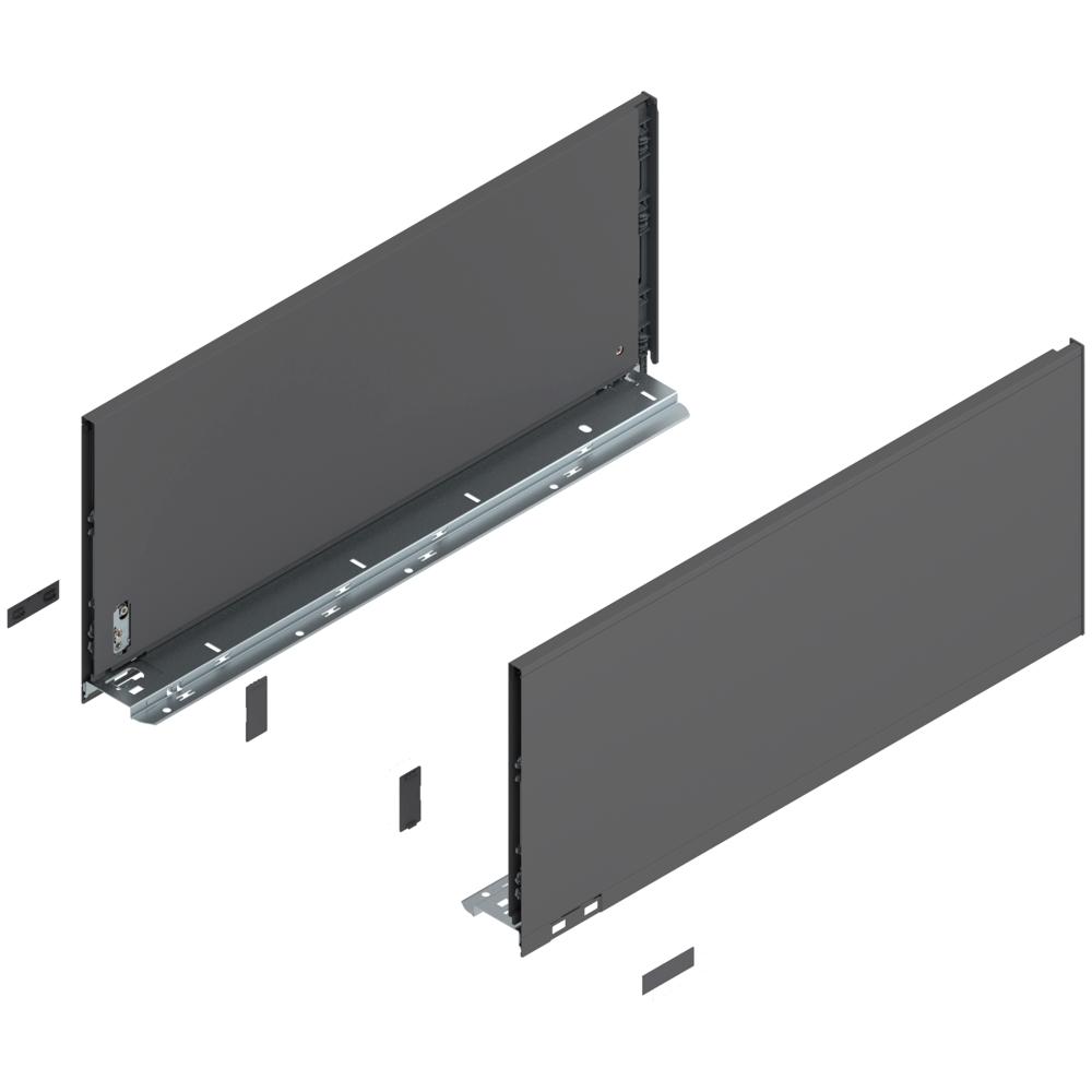 Царга Блюм Царги LEGRABOX, высота F (241,0 мм), НД=550 мм, левая и правая, LEGRABOX pure, Серый орион