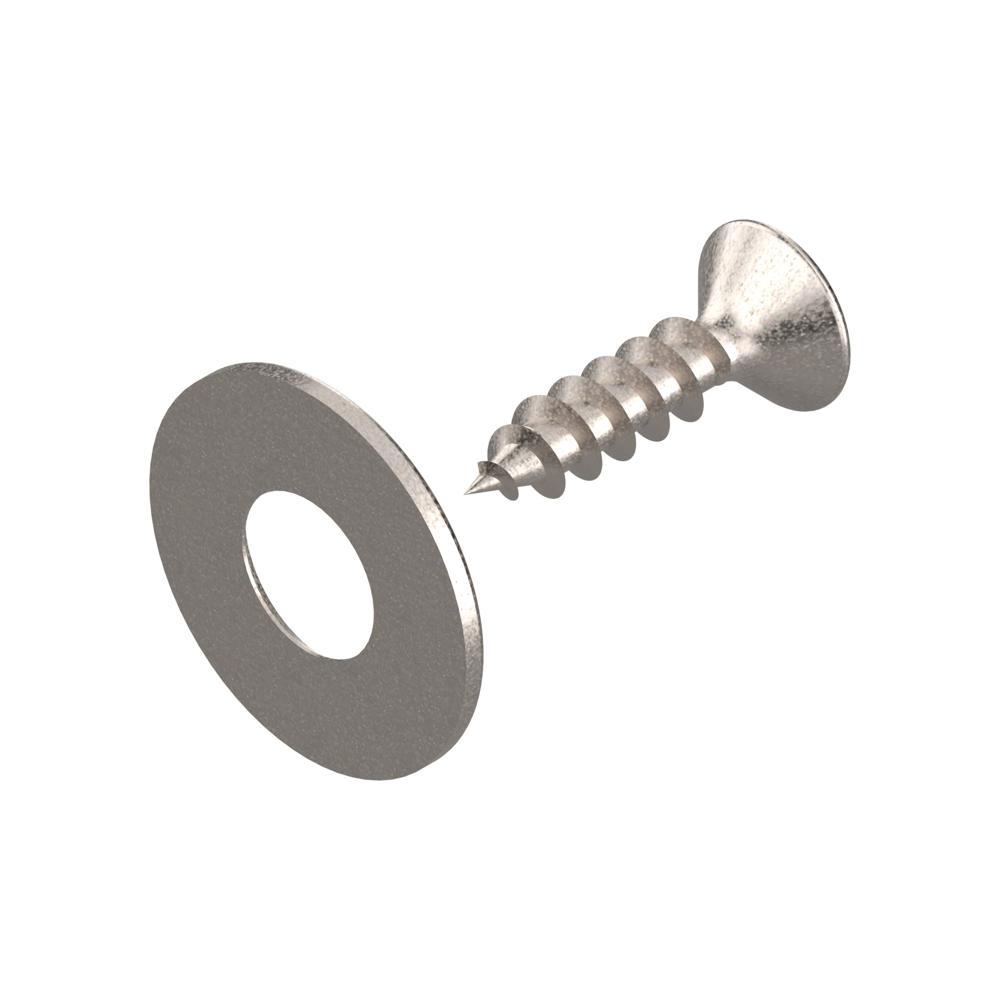 Ответная планка Блюм TIP-ON для дверей, на саморезы (955.1008S HPL-SR 250 NI-2)