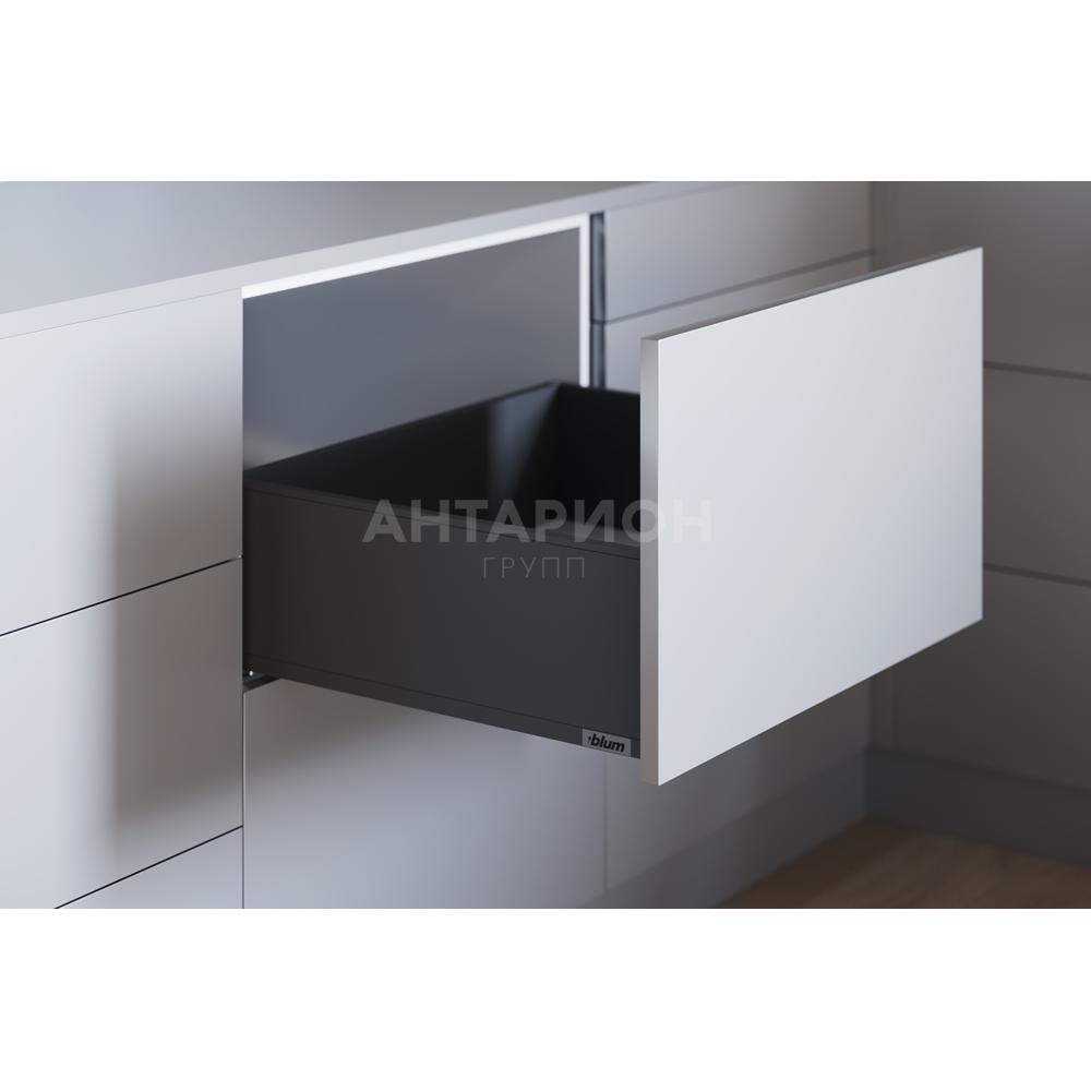 Комплект ящика Блюм LEGRABOX pure, cтандартный ящик BLUMOTION, высота C 350 серый Орион