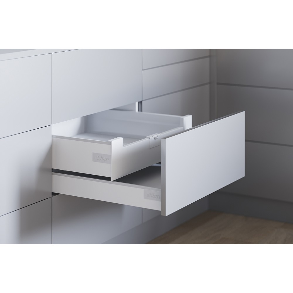 Комплект ящика Блюм TANDEMBOX antaro внутренний ящик высота K, 450 мм, белый шелк