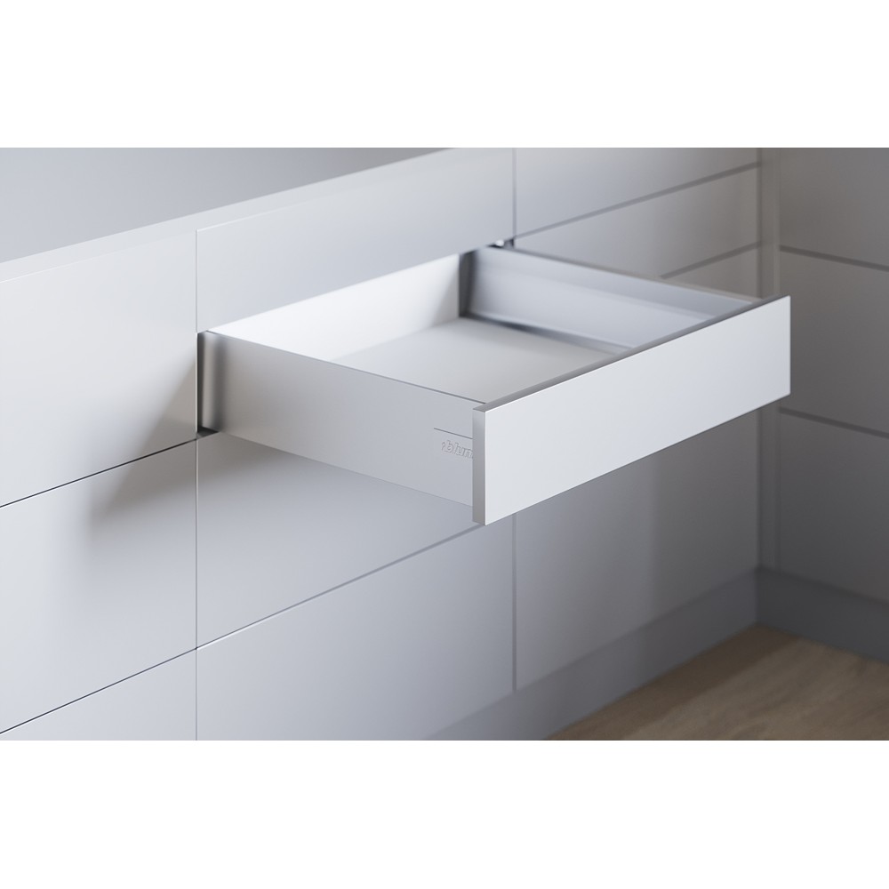 Комплект ящика Блюм TANDEMBOX antaro TIP-ON BLUMOTION высота M, 350 мм, серый металик