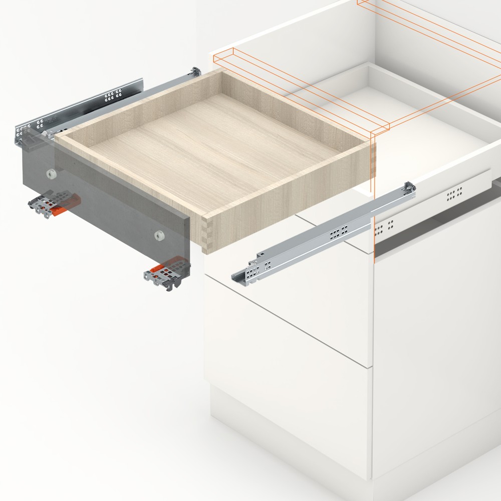 Комплект направляющих Блюм TANDEM plus BLUMOTION 400 мм