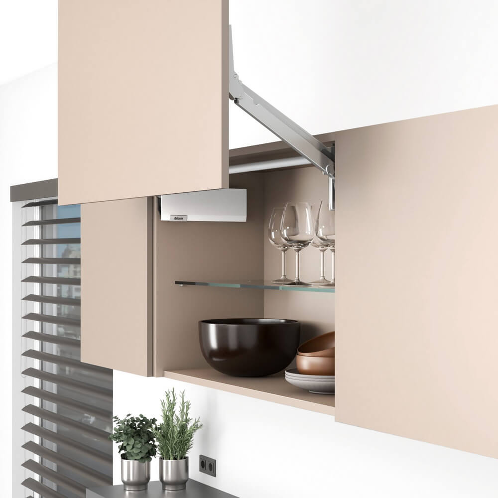 Комплект подъёмника Блюм AVENTOS HL top 22/32 БЕЛЫЙ