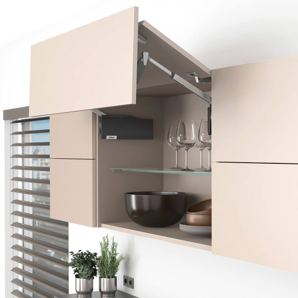 Комплект подъёмника Блюм AVENTOS HF top 25/35 серый ОРИОН