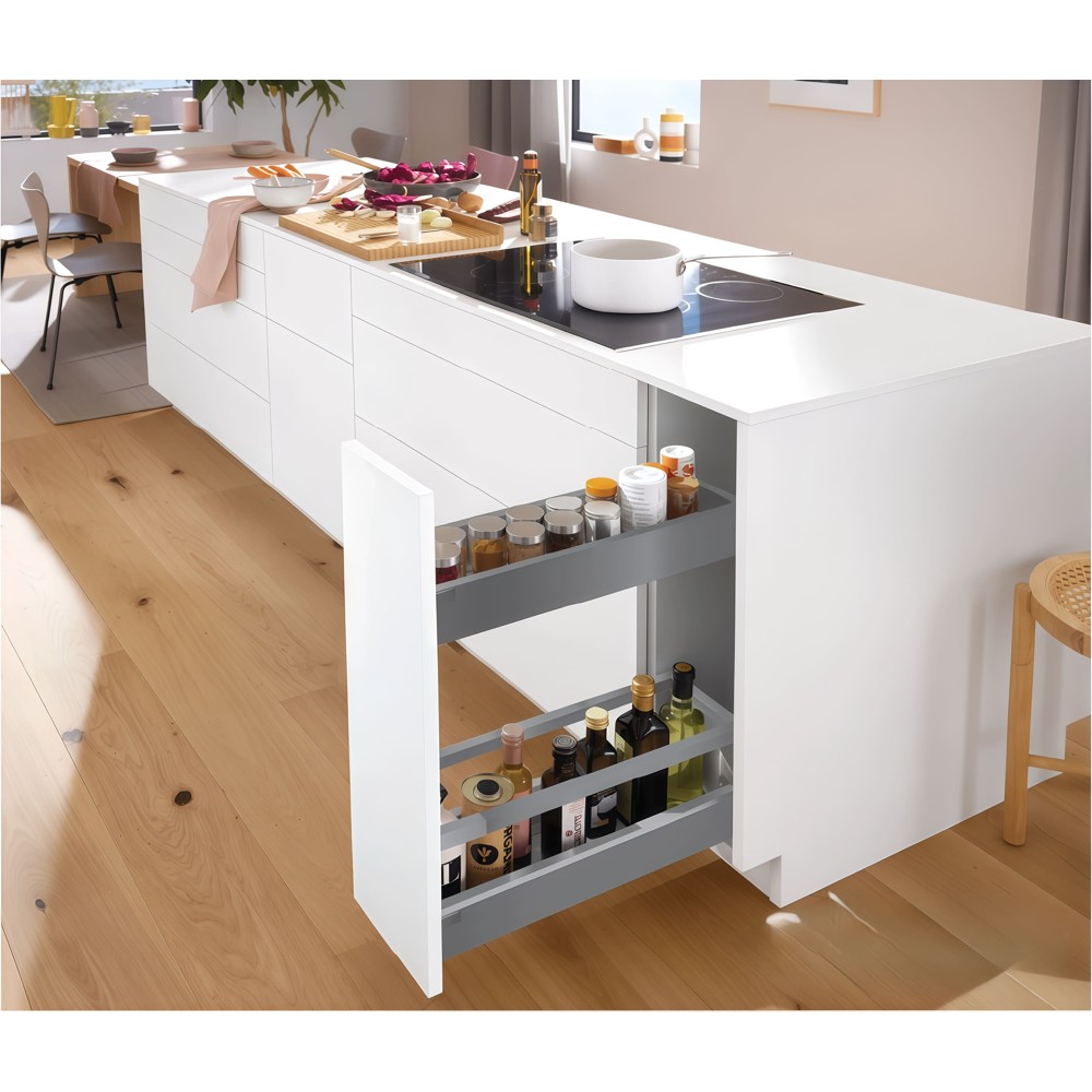 Комплект для шкафа Блюм TANDEMBOX antaro M + D, длина 450 мм, ширина свыше 250 мм, серый Орион