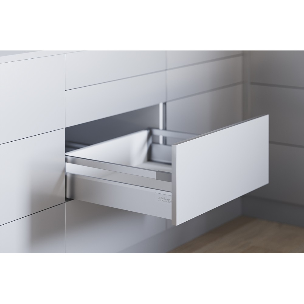 Комплект ящика Блюм TANDEMBOX antaro TIP-ON BLUMOTION высота B, 300 мм, серый металлик