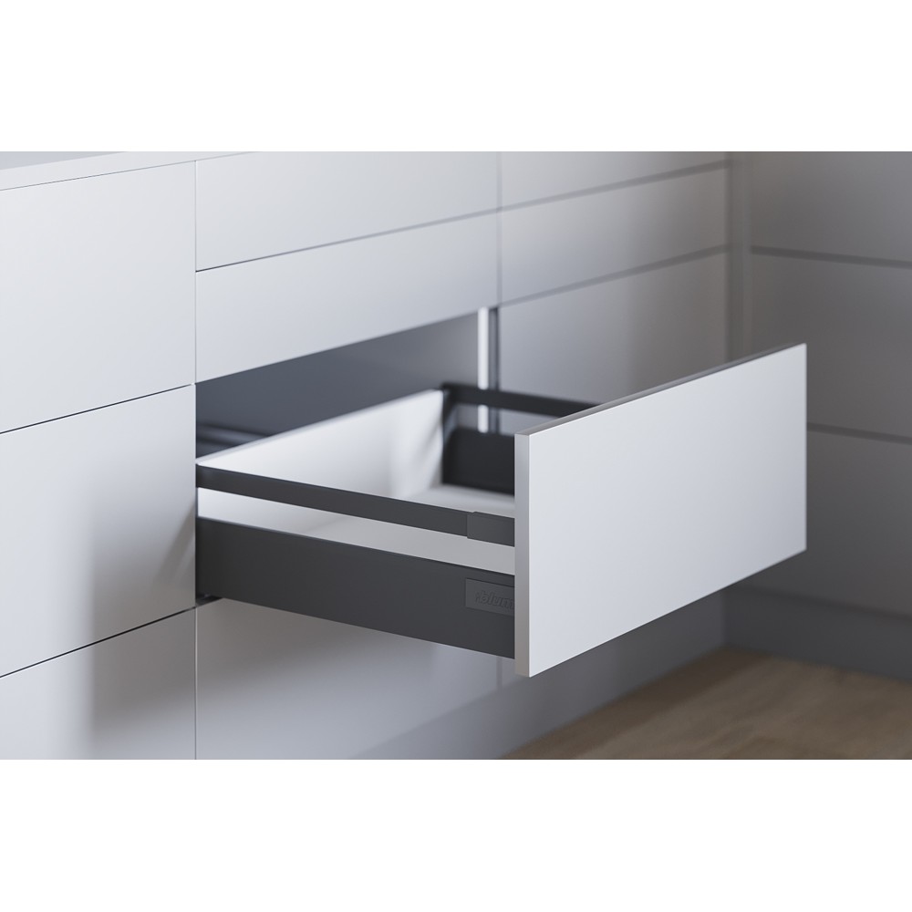 Комплект ящика Блюм TANDEMBOX antaro TIP-ON BLUMOTION высота B, 500 мм, серый ОРИОН 65кг