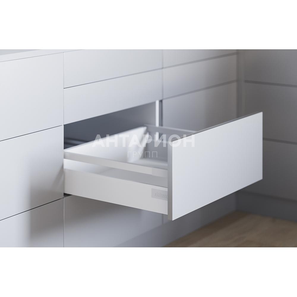 Комплект ящика Блюм TANDEMBOX antaro TIP-ON BLUMOTION высота B, 550 мм, белый шелк 65кг