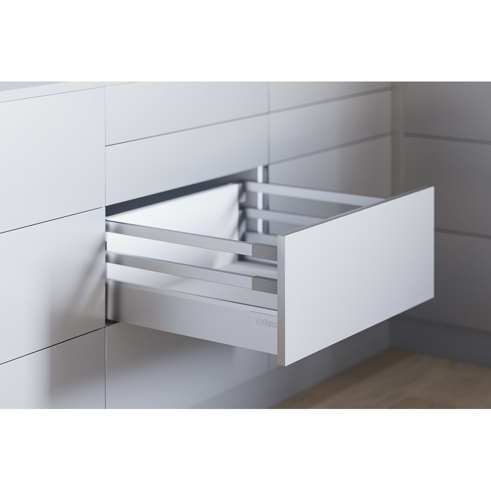 Комплект ящика Блюм TANDEMBOX antaro TIP-ON BLUMOTION высота F, 350 мм, серый металлик