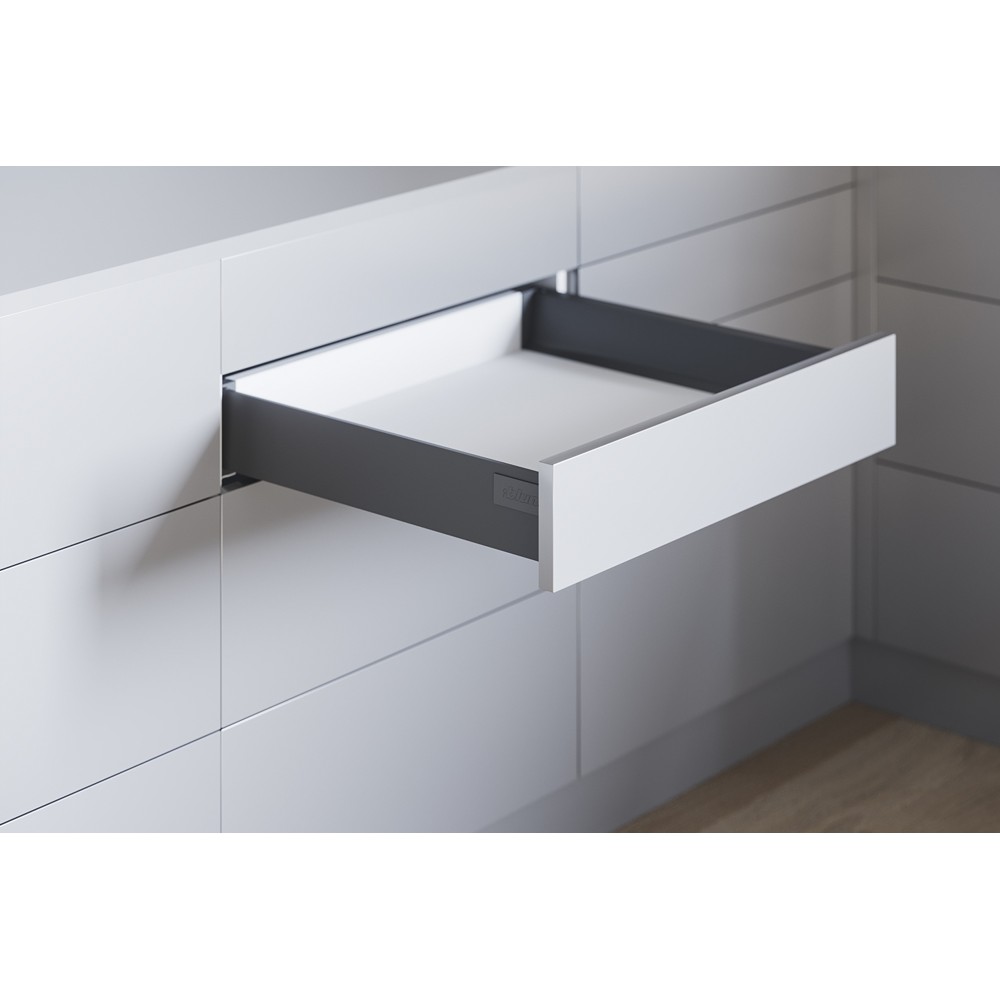 Комплект ящика Блюм TANDEMBOX antaro TIP-ON BLUMOTION высота M, 650 мм, серый ОРИОН 65 кг