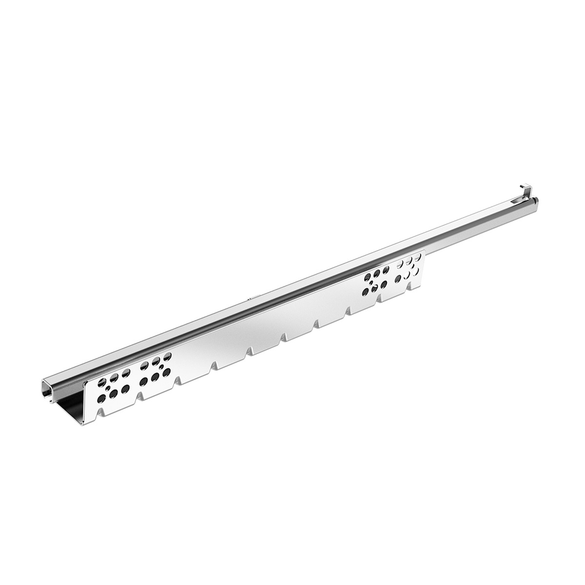 Направляющая Хеттих QUADRO P2O, 20 КГ, NL250, ЧАСТИЧНОГО ВЫДВИЖЕНИЯ, EB20, ПРАВАЯ