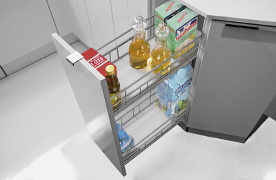 Хеттих Выдвижная корзина Cargo IQ Plus 200, Серебристая