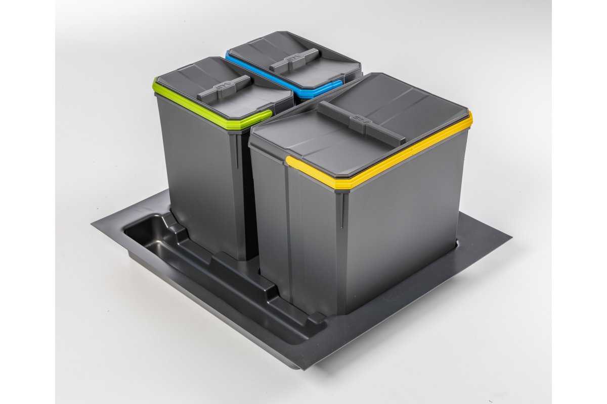 GTV ПОДДОН ДЛЯ ВЁДЕР AXISPACE В БАЗУ 600ММ, 1×15 л, 2×7L