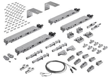 Комплект демпферов silent syst em topline xl с синхронизацией для 4-х дверей 9185664 Hettich