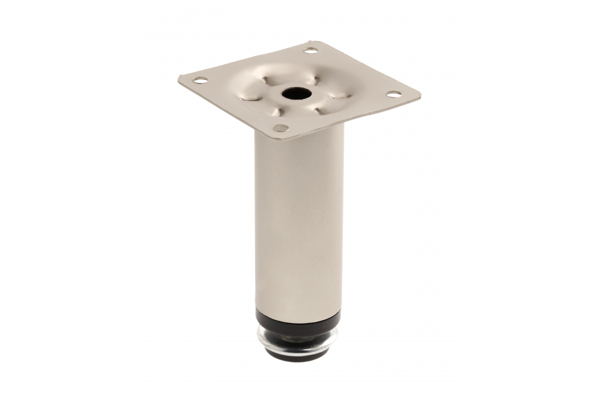 GTV НОЖКА МЕБЕЛЬНАЯ D-100, H=100MM, ЦВЕТ САТИН