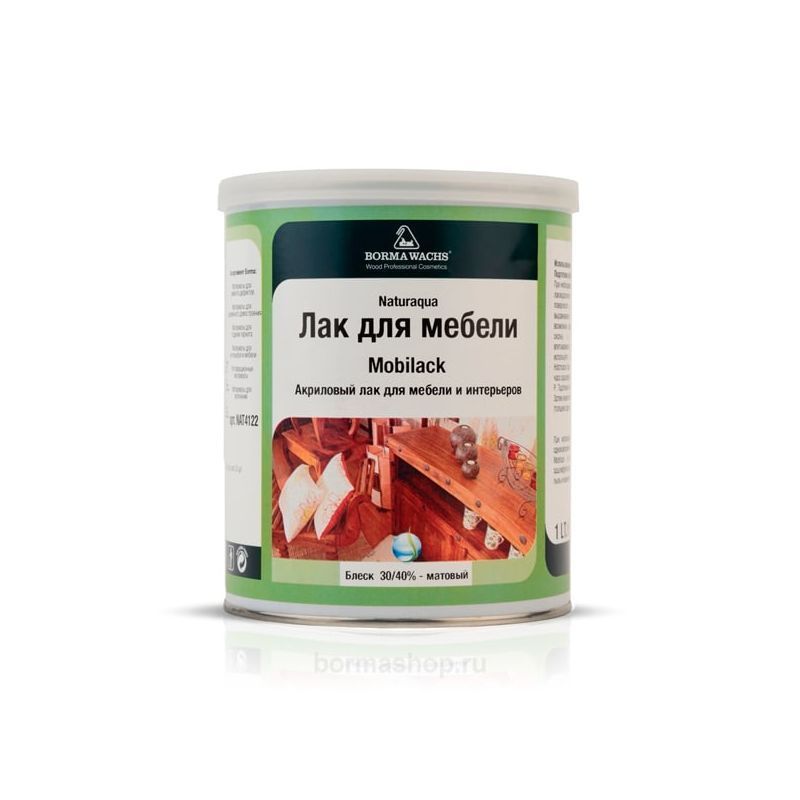 Лак Naturaqua Mobilack (1 л) Borma Wachs NAT4122
