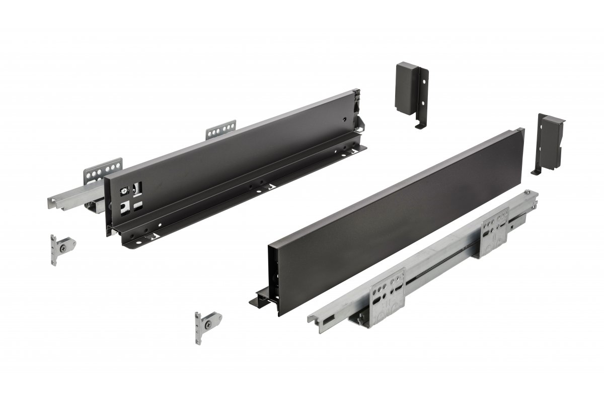 Комплект ящика 86х450 AXIS PRO push to open черный