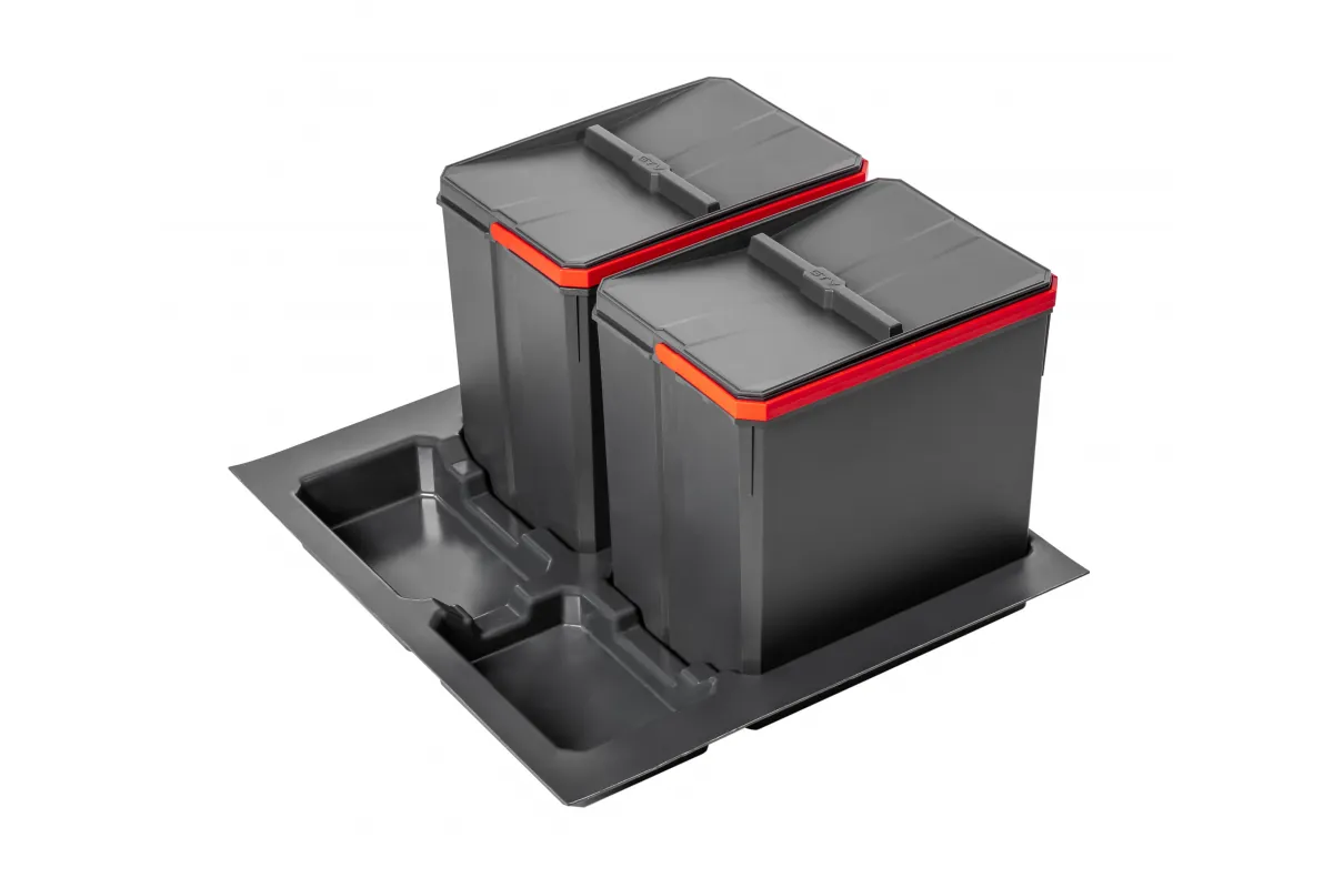 GTV СИСТЕМА ХРАНЕНИЯ AXISPACE В БАЗУ 600ММ, 2×15L