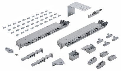 Комплект демпферов silent syst em topline xl для 2-х дверного шкафа 9169548 Hettich