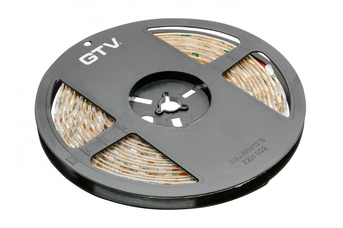 GTV ЛЕНТА СВЕТОДИОДНАЯ FLASH 5050, 300 LED, 12V, IP65, 72W, 10MM, 5M, ЦВЕТ ТЁПЛЫЙ БЕЛЫЙ