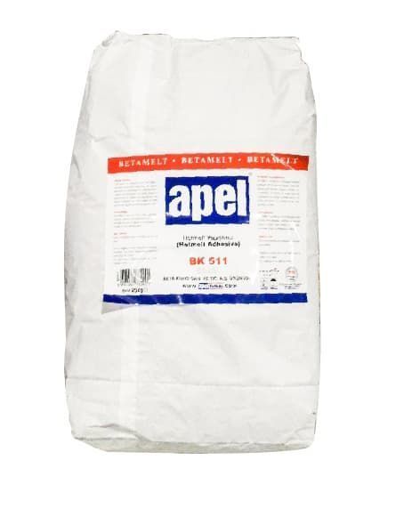 Клей расплав APEL 511 прозрачный ненаполненный 25кг (160-200 град) (мешки)