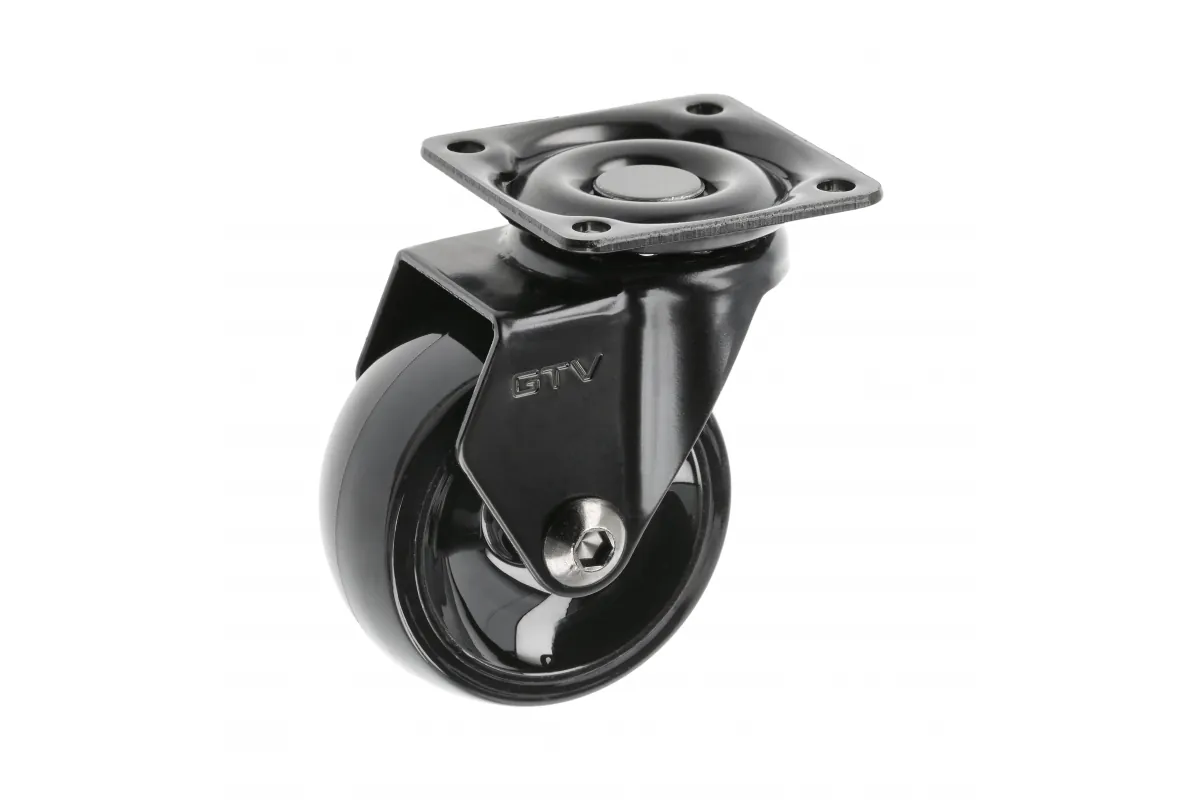 GTV МЕБЕЛЬНОЕ КОЛЁСИКО CALIBRO, БЕЗ ТОРМОЗА D-50MM, ЦВЕТ ЧЕРНЫЙ