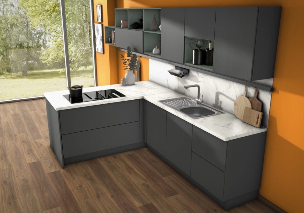 Столешница постформинг 4100×600×38 мм Мрамор Кристалл F800 ST9 3 Egger