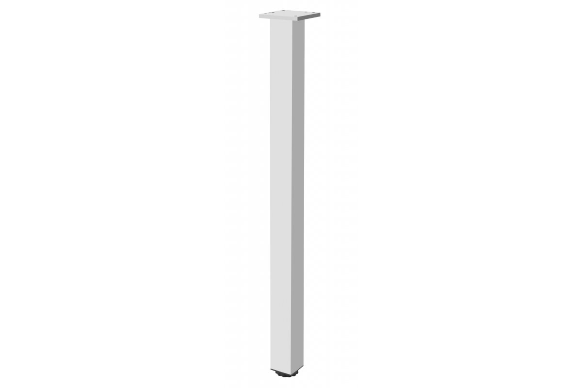 GTV ОПОРА КВАДРАТНАЯ АЛЮМИНИЕВАЯ 60×60×820MM, ЦВЕТ АЛЮМИНИЙ