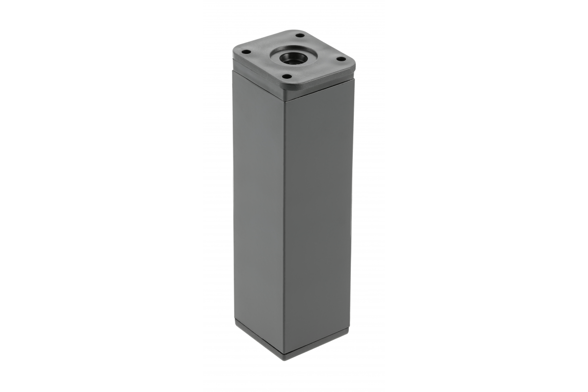 GTV НОЖКА МЕБЕЛЬНАЯ КВАДРАТНАЯ DAKP-27, H=150MM, ЦВЕТ ЧЁРНЫЙ