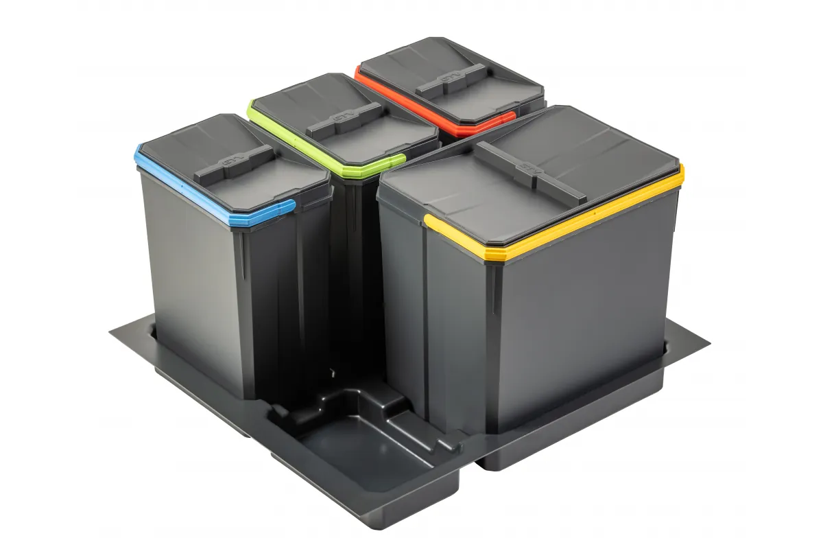 GTV СИСТЕМА ХРАНЕНИЯ AXISPACE В БАЗУ 600ММ, 1×15L, 3×7L