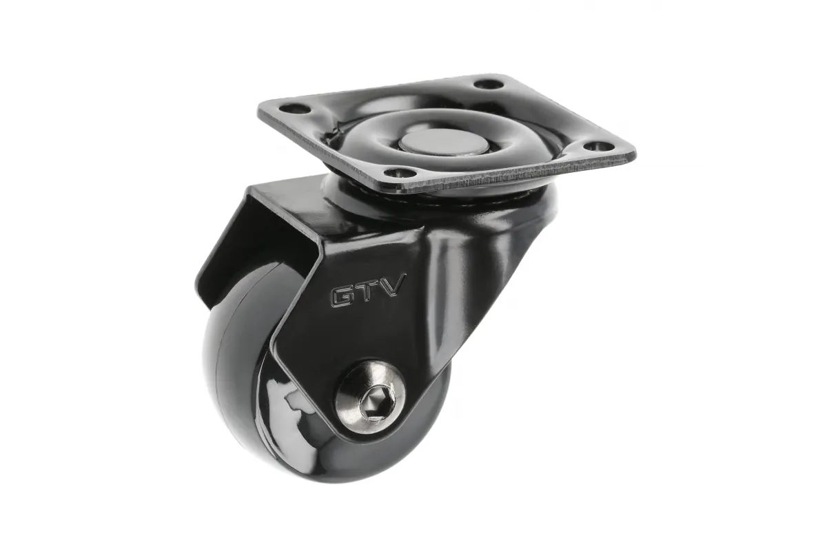 GTV МЕБЕЛЬНОЕ КОЛЁСИКО CALIBRO, БЕЗ ТОРМОЗА D-35MM, ЦВЕТ ЧЕРНЫЙ