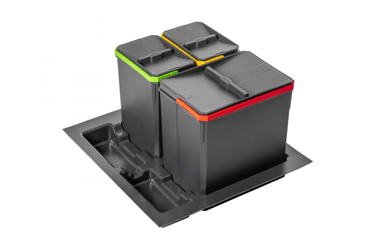 GTV СИСТЕМА ХРАНЕНИЯ AXISPACE В БАЗУ 600ММ, 1×15L, 2×7L
