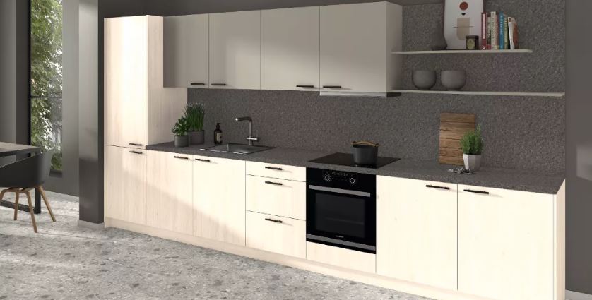 Пристеночный бортик Сталь Серебро антрацит F620 ST87 4100×25×25 мм Egger