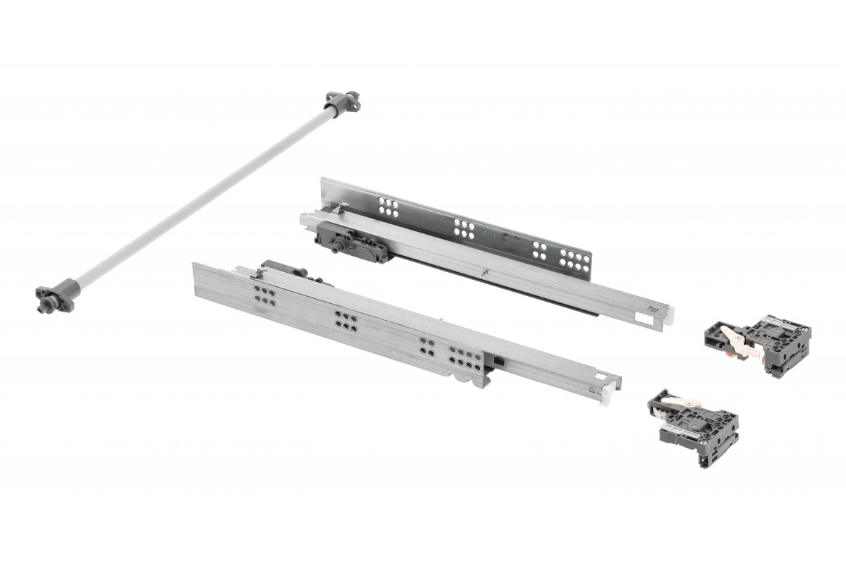 GTV НАПРАВЛЯЮЩАЯ MODERN SLIDE PRO, ПОЛНОГО ВЫДВИЖЕНИЯ, PUSH TO OPEN СКРЫТОГО МОНТАЖА L-600MM