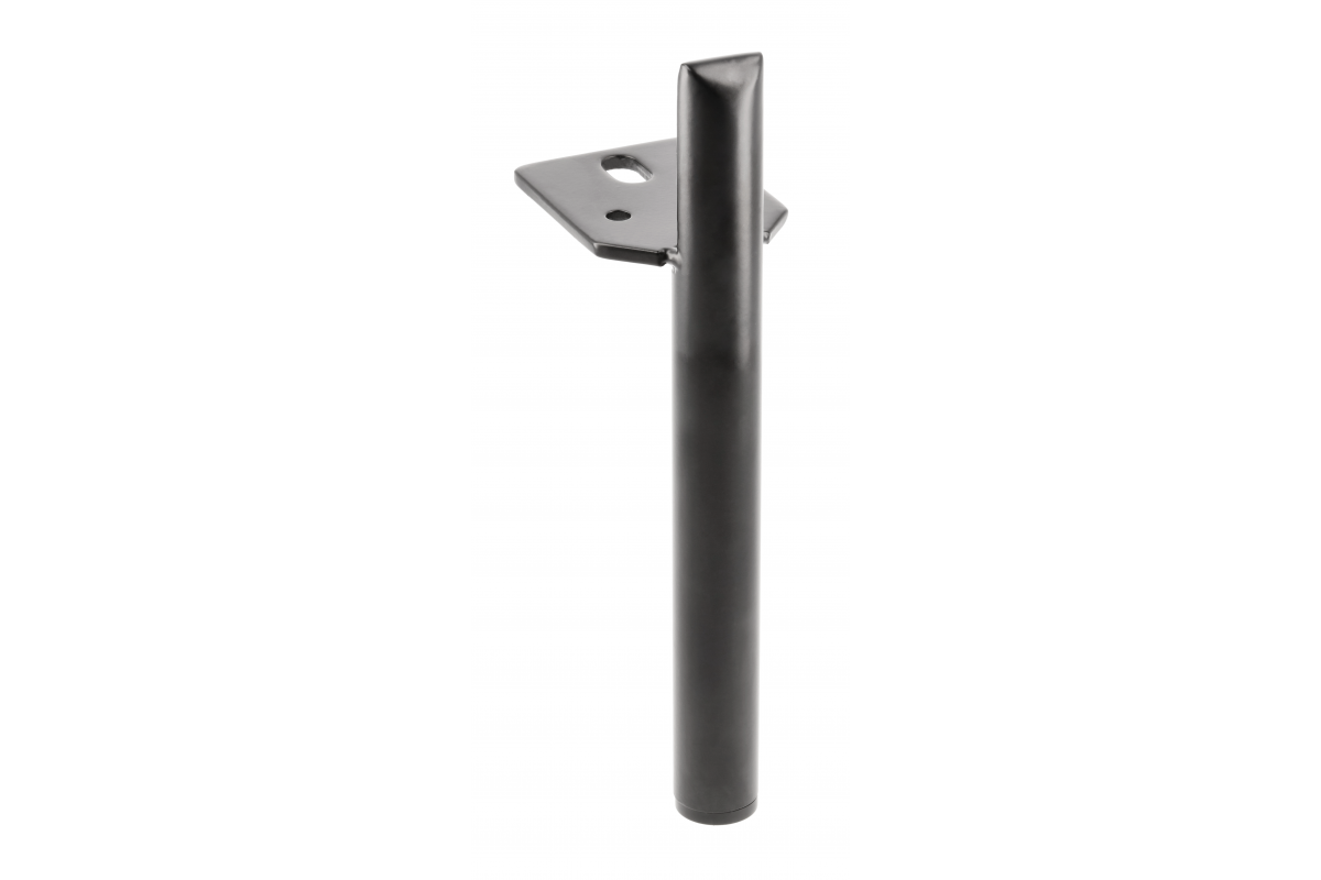 GTV НОЖКА МЕБЕЛЬНАЯ RONDA L=150MM, ЦВЕТ ЧЁРНЫЙ МАТОВЫЙ