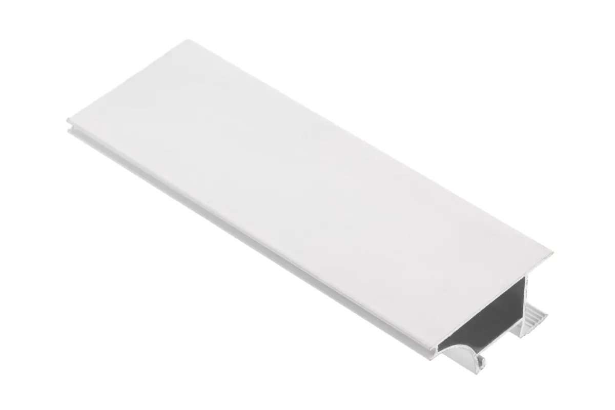 GTV АЛЮМИНИЕВЫЙ ПРОФИЛЬ РУЧКА GLAX ТОРЦЕВОЙ LED, ДСП 18MM, 3М, ЦВЕТ БЕЛЫЙ