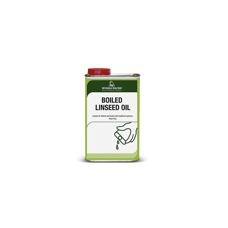 Льняное кипячёное масло Boiled linsed oil 500 ml. Borma Wachs 3981