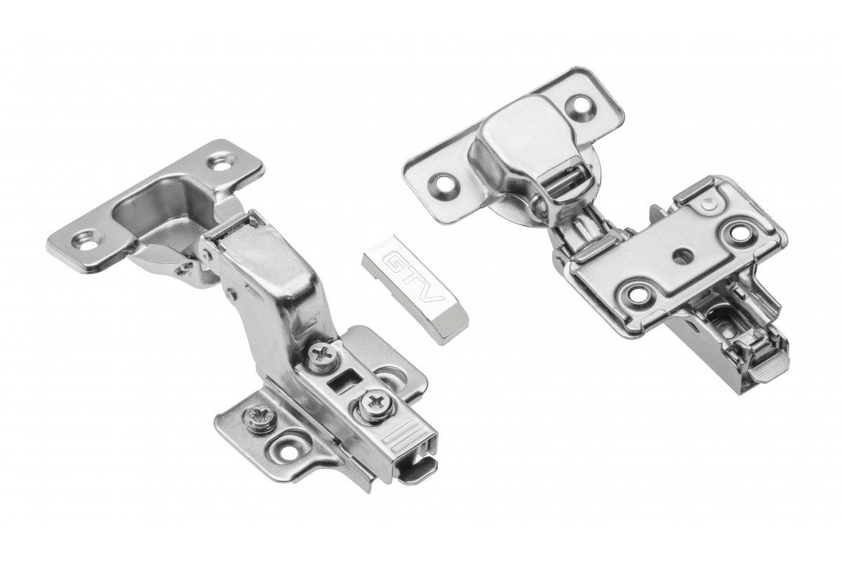 GTV ПЕТЛЯ ВКЛАДНАЯ SOLID, ВСТРОЕННЫЙ ДОВОДЧИК, С ЕВРОВИНТОМ, 3D РЕГУЛИРОВКА