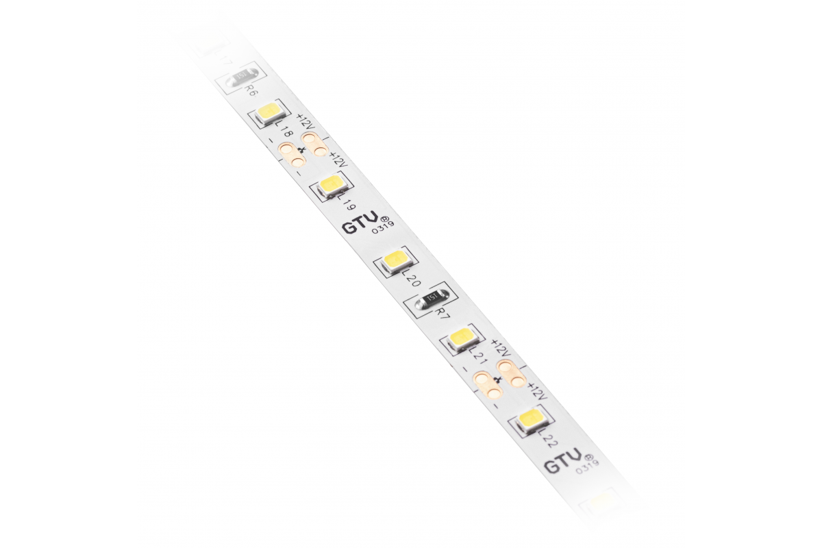 GTV ЛЕНТА СВЕТОДИОДНАЯ FLASH 2835, 300 LED, 12V, IP20, 30W, 8MM, 5M, ЦВЕТ НЕЙТРАЛЬНЫЙ БЕЛЫЙ