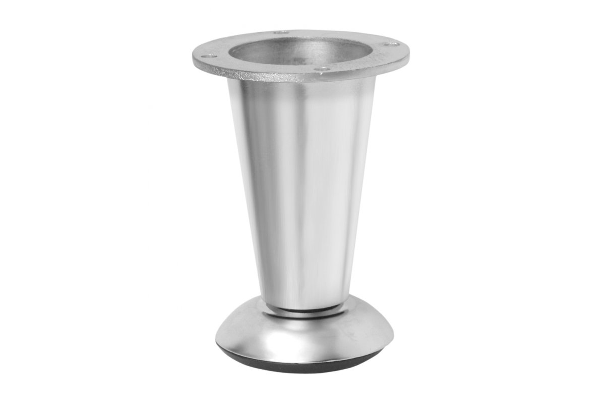 GTV НОЖКА МЕБЕЛЬНАЯ D-780, H=107MM, ЦВЕТ МАТ, ХРОМ