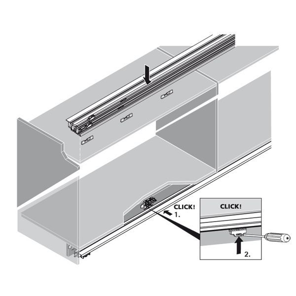 Комплект быстрого монтажа topl ine xl 9197185 Hettich — фото 3