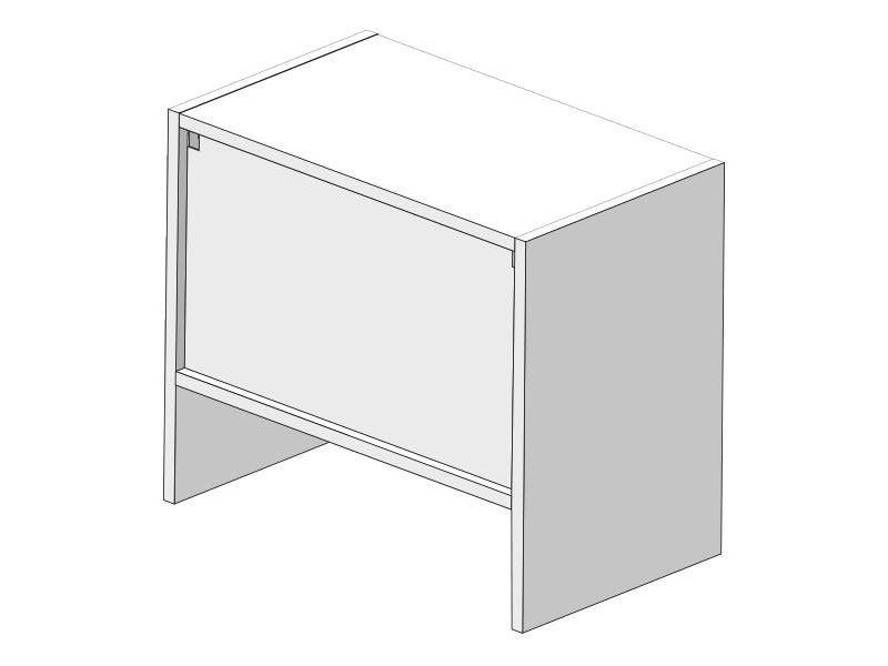 Корпус навесной кухни 60×34×50 под вытяжку