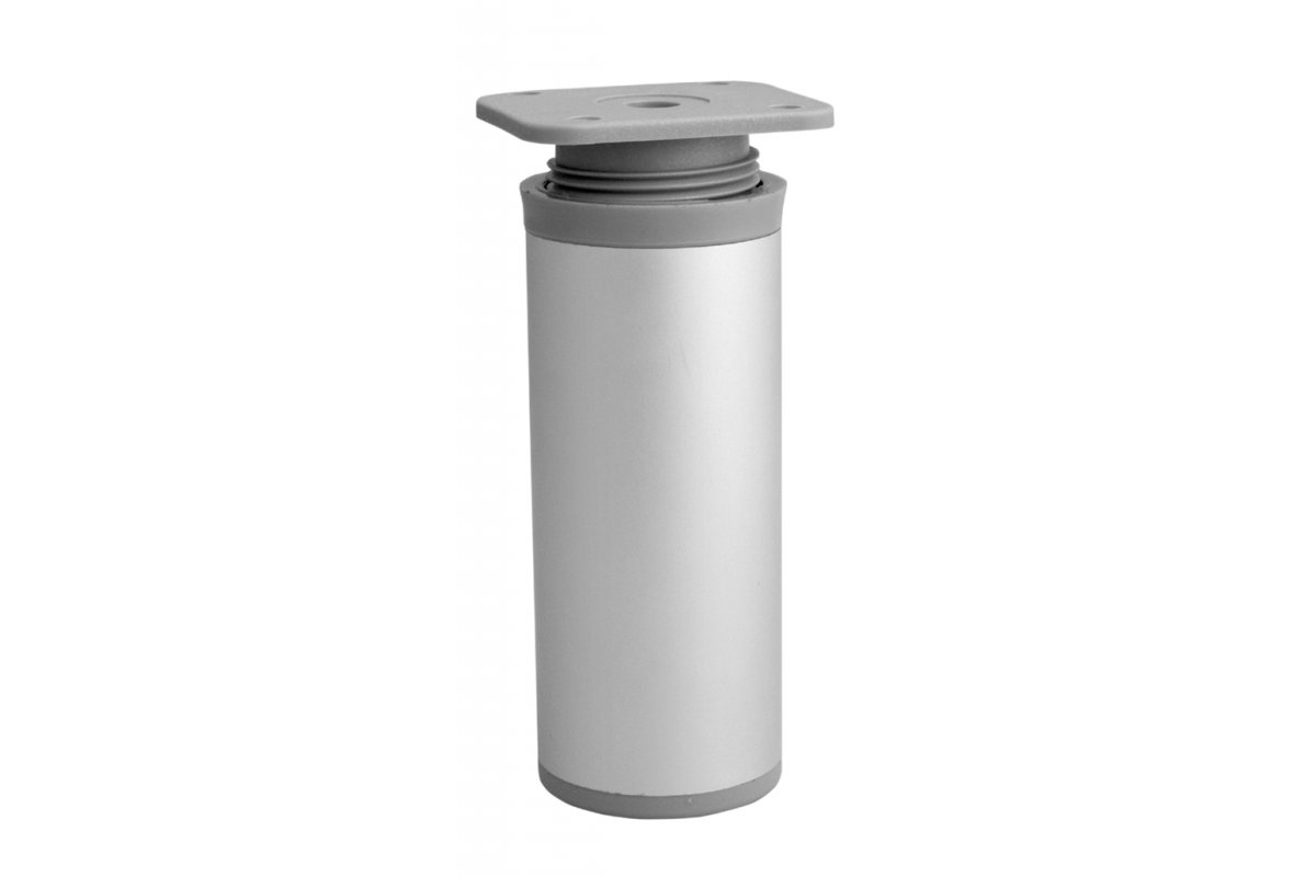 GTV НОЖКА МЕБЕЛЬНАЯ DAP-77, H=60MM, ЦВЕТ АЛЮМИНИЙ