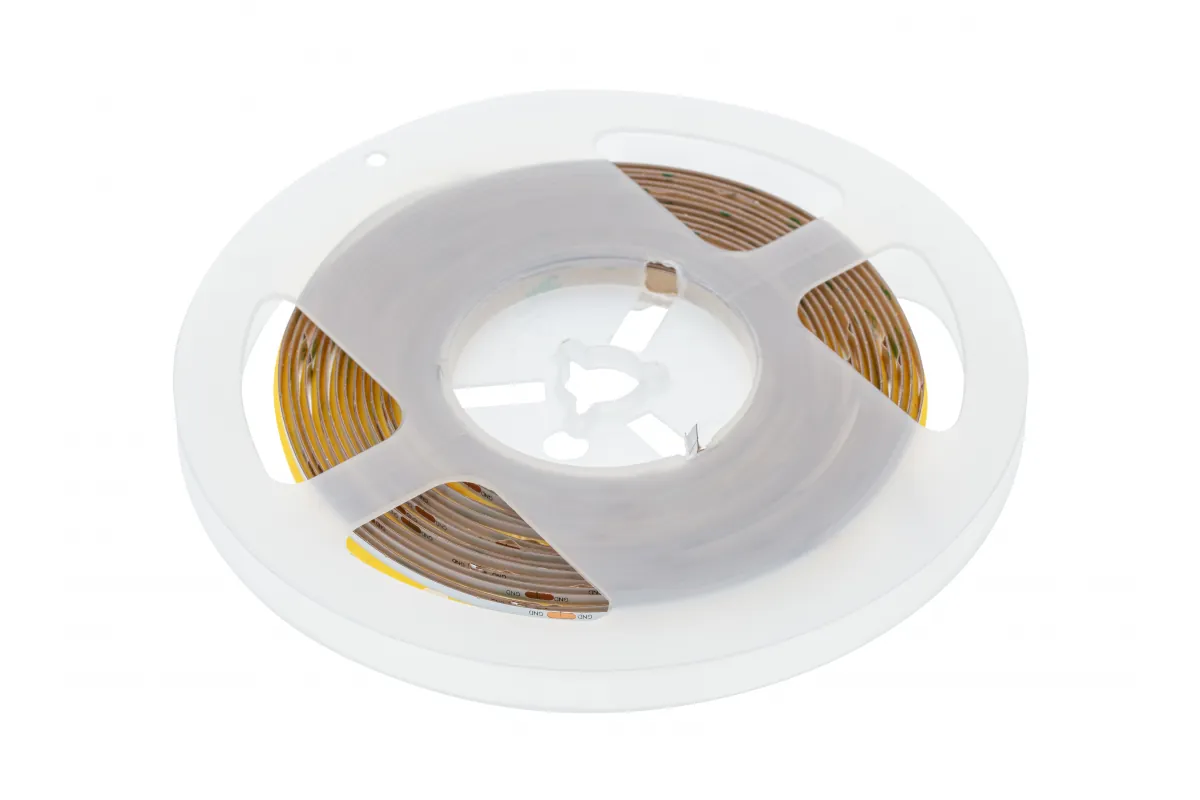 GTV ЛЕНТА СВЕТОДИОДНАЯ COB, 2400 LED, 12V, IP20, 50W, 8MM, 5M, ЦВЕТ НЕЙТРАЛЬНЫЙ БЕЛЫЙ