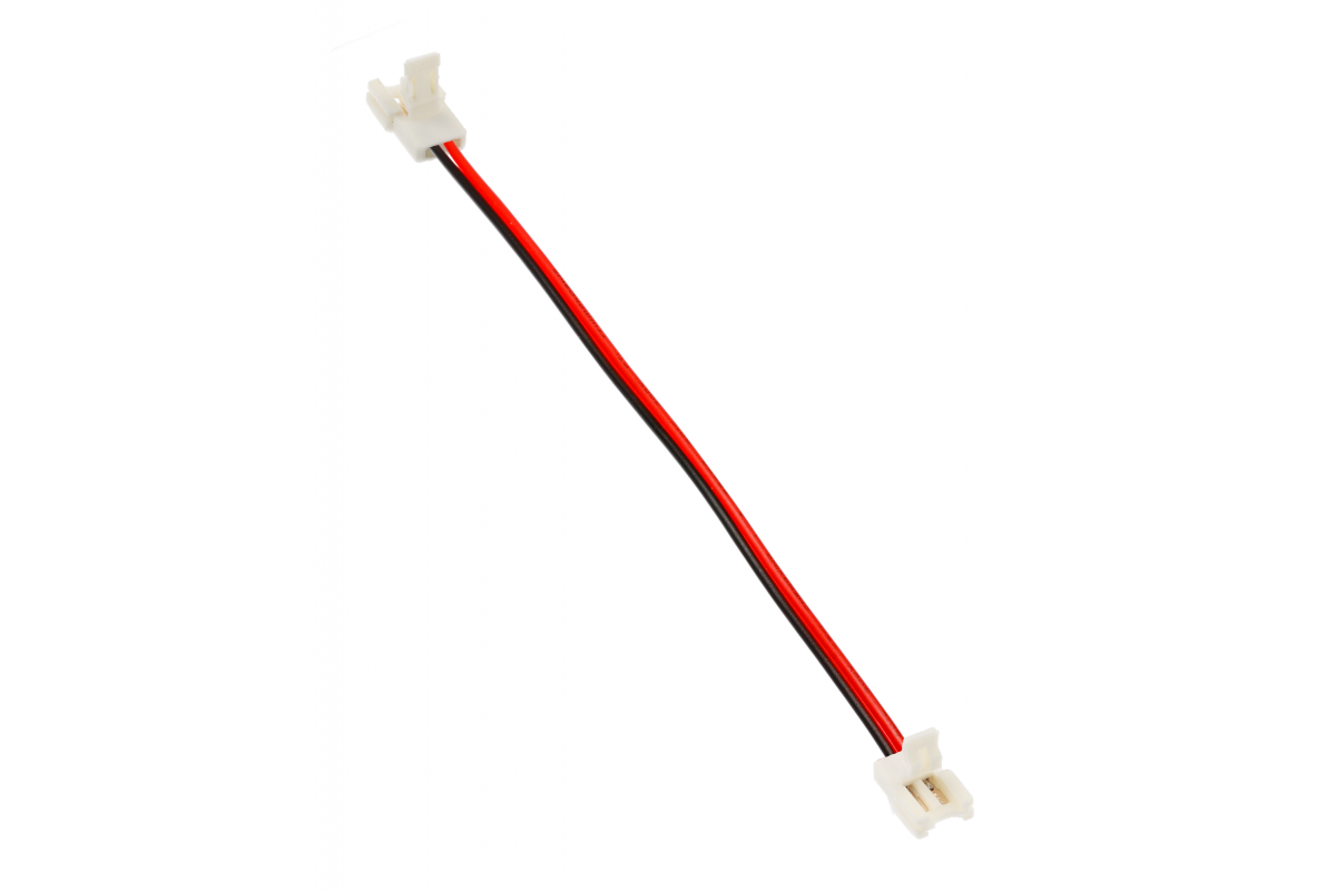 GTV СОЕДИНИТЕЛЬ SLIM К СВЕТОДИОИДНЫМ ЛЕНТАМ 8MM, ПРОВОД 15CM, ЛЕНТА/ПРОВОД/ЛЕНТА